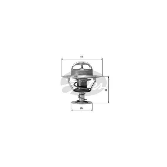 Термостат GATES TH04277 (7412-10083) 1953231 FORD NISSAN (77C) Gates