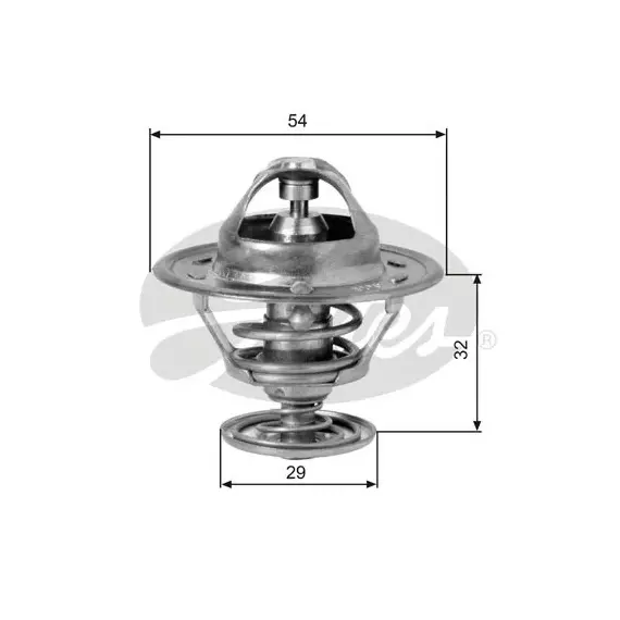 m/1066665/GATES/Термостат NISSAN ALMERA 1.5/1.8 02- GATES TH10981G1