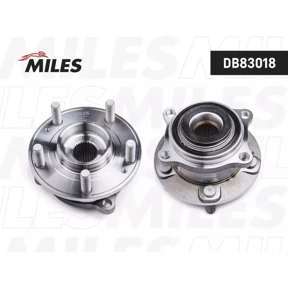Ступица с подшипником передняя задняя для Hyundai Santa Fe 2001-, KIA Sorento 2009-2015 / арт. DB83018 / бренд MILES / OEM 517502B000