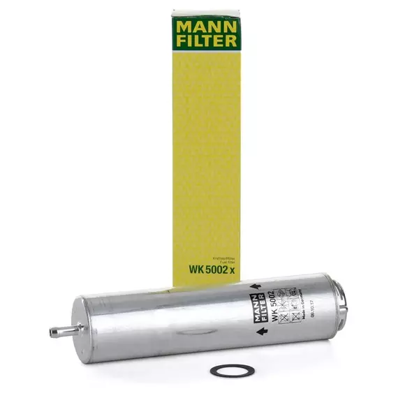 Фильтр топливный MANN WK 5002 x BMW: E81 E87 E82 E46 E60 F10 F07 E61 F11 F13 F06 E65 F01 E83 E70 F15 E71 F16, MINI / N47D20-30 M47D20-30 M57D30