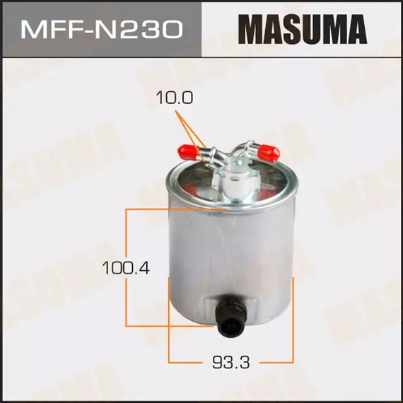 Фильтр топливный Nissan Qashqai (J10) 07-13, X-Trail (T31) 08-16 (M9R) Masuma