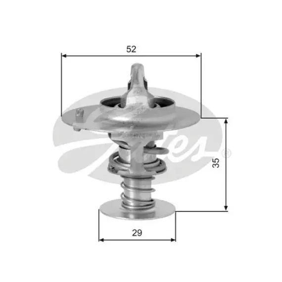 Термостат Honda Jazz 02-08, Civic 87-; Mitsubishi Lancer 84-92, Colt 84- Gates